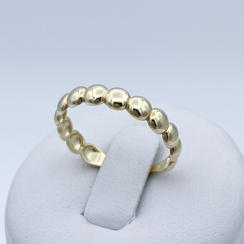 Žluté zlato prsten PLACKY